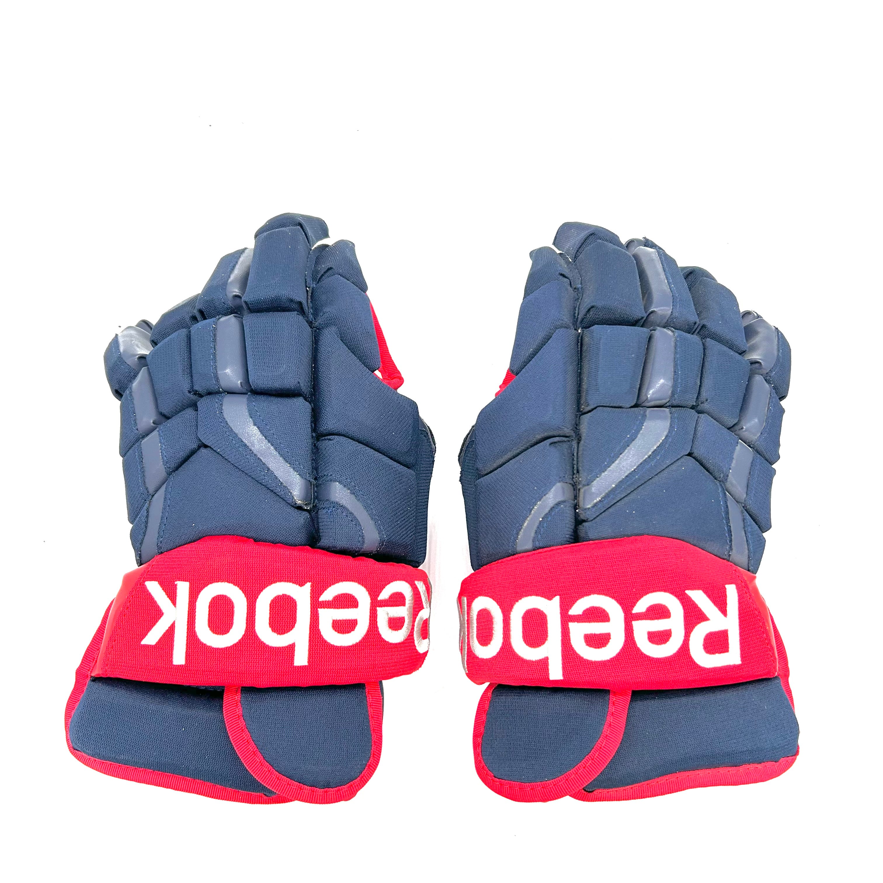 Reebok 10KN - Gants Pro Stock d'occasion (bleu marine/rouge)